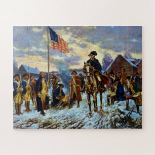Washington bei Valley Forge Puzzle