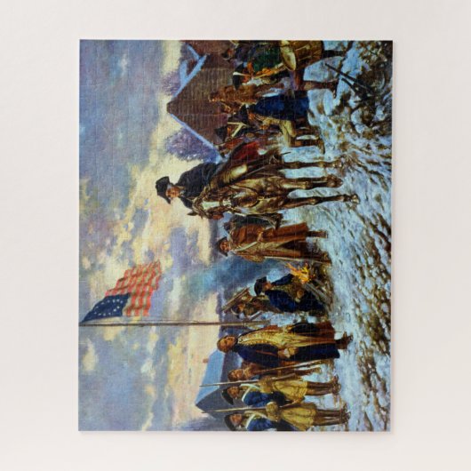 Washington bei Valley Forge Puzzle (Vertikal)