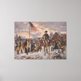 Washington bei Valley Forge von Edward Percy Moran Leinwanddruck