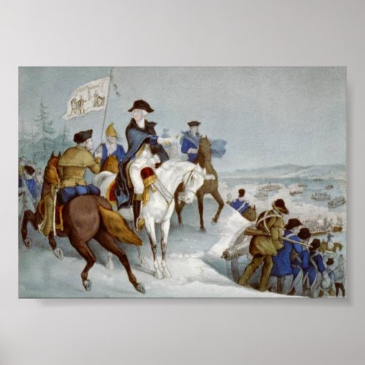 Washington bereitet sich darauf vor, das Delaware  Poster (Vorne)