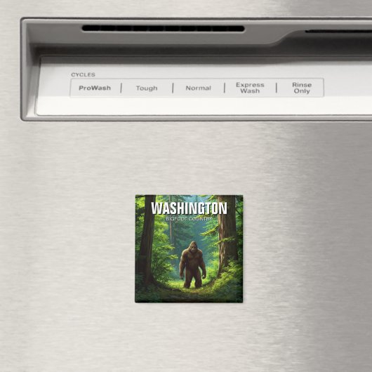 Washington Bigfoot Magnet (In Situ (Geschirrspüler))
