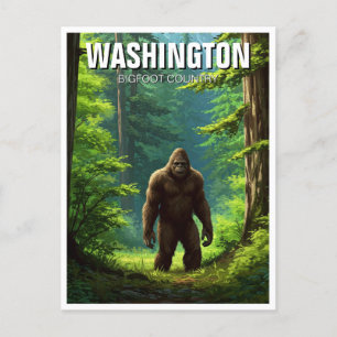 Washington Bigfoot Postkarte