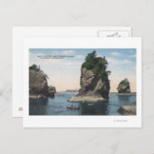 Washington - Blick auf Cape Flattery & Tatoosh Postkarte (Vorne/Hinten)