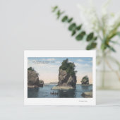 Washington - Blick auf Cape Flattery & Tatoosh Postkarte (Stehend Vorderseite)