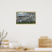 Washington - Blick auf die Apfelbäume in Blossom Poster (Küche)