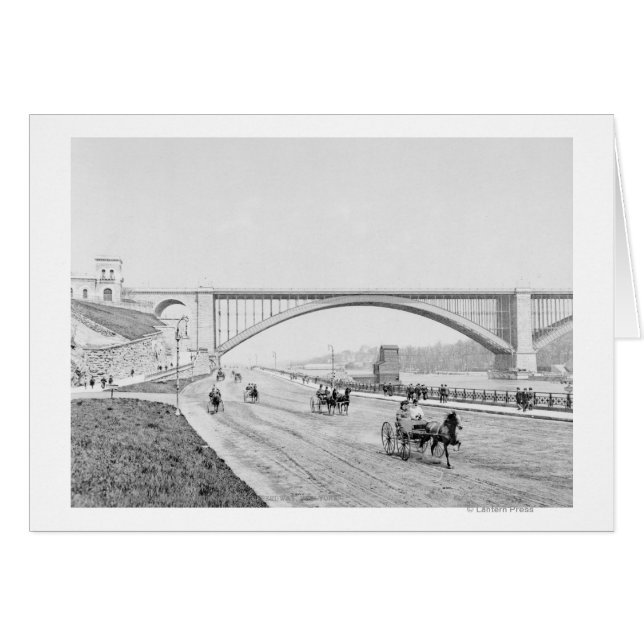 Washington Bridge und das Speedway-Foto (Vorderseite (Horizontal))