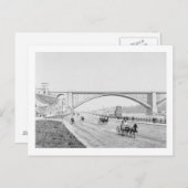 Washington Bridge und das Speedway-Foto Postkarte (Vorne/Hinten)