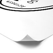 Washington - Briefmarke Collection | Minimalistisc Poster (Ecke)