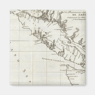 Washington, British Columbia, Vancouver Map Magnet