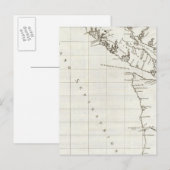 Washington, British Columbia, Vancouver Map Postkarte (Vorne/Hinten)