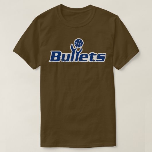 Washington Bullets Langarm T-Shirt (Design vorne)