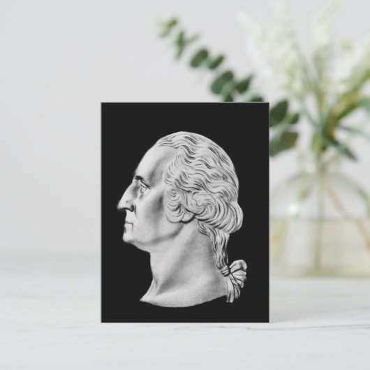 Washington Bust Postkarte (Stehend Vorderseite)