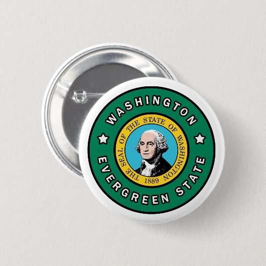 Washington Button (Vorne & Hinten)