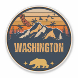 Washington, California Aufkleber