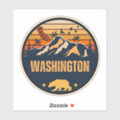 Washington, California Aufkleber (Blatt)