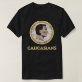 Washington Caucasians lustige NFFIL-Fußballmannsch T-Shirt (Design vorne)