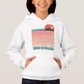 Washington City Skyline Vintag Retro Style Geschen Hoodie (Vorderseite)