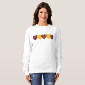 Washington Commanders Heart Football Sweatshirt (Vorne ganz)