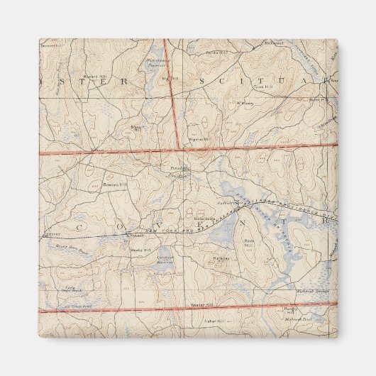 Washington Country, Rhode Island Magnet (Vorne)