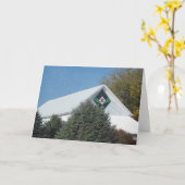 Washington County Barn Quilt Karte (Gelbe Blume)