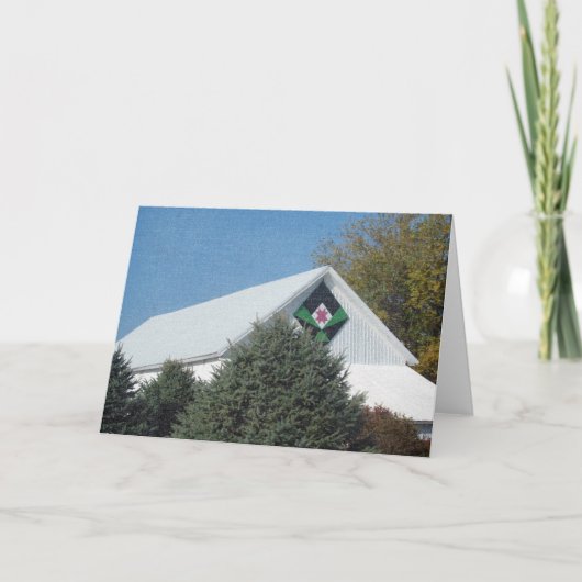 Washington County Barn Quilt Karte (Vorderseite)