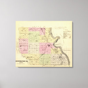 Washington County, Nebraska Leinwanddruck