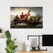 Washington Cross Dressing Delaware Poster (Heimbüro)