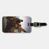 Washington Crossing Delaware Art Gepäckanhänger (Vorderseite horizontal)