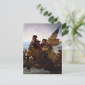 Washington Crossing Delaware Art Postkarte (Stehend Vorderseite)