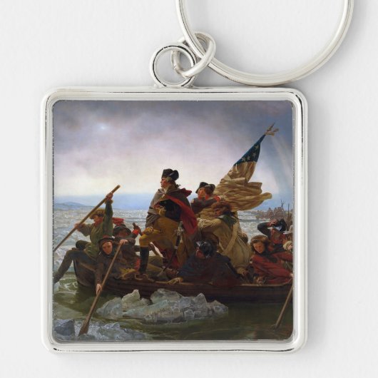 Washington Crossing Delaware Art Schlüsselanhänger (Vorne)