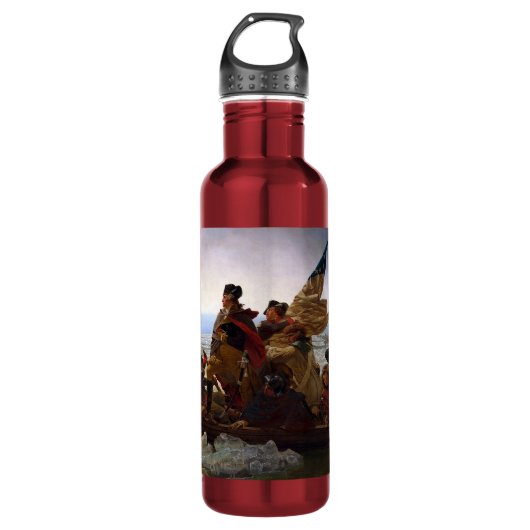 Washington Crossing Delaware Art Trinkflasche (Vorderseite)