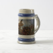 Washington Crossing The Delaware 25. Dezember 1776 Bierglas (VorderseiteRechts)