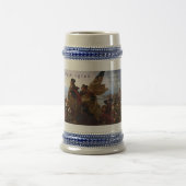 Washington Crossing The Delaware 25. Dezember 1776 Bierglas (Mittel)