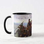 Washington Crossing The Delaware 25. Dezember 1776 Tasse (Links)