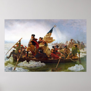 Washington Crossing the Delaware Poster (Klein)