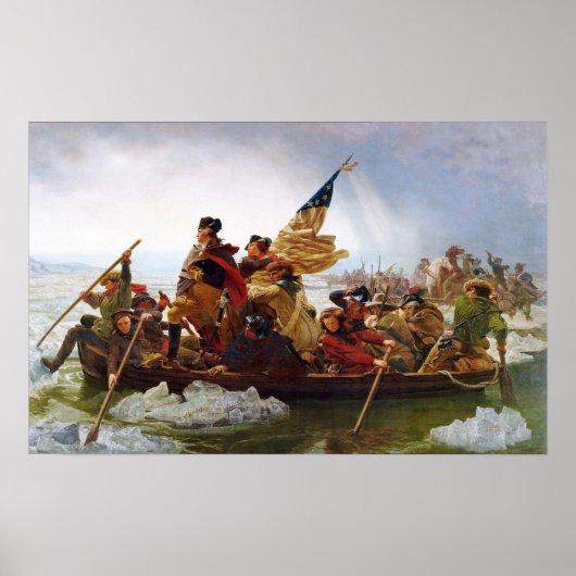 Washington Crossing the Delaware Poster (Klein) (Vorne)