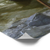 Washington Crossing The Delaware von Emanuel Leutz Poster (Ecke)