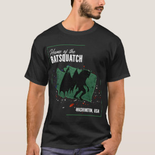 Washington - Cryptids Zuhause des Batsquatch T-Shirt