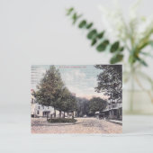 Washington CT, Main Street, 1914 Postkarte (Stehend Vorderseite)