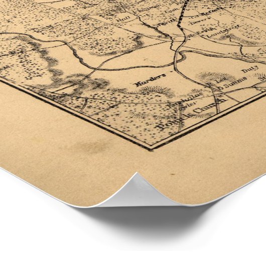 Washington D.C. - 1865 Poster (Ecke)