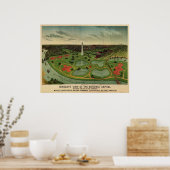 Washington D.C., 1892 (E. Johnson) BigMapBlog.com Poster (Küche)