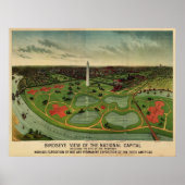 Washington D.C., 1892 (E. Johnson) BigMapBlog.com Poster (Vorne)
