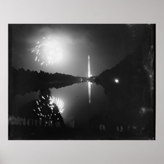 Washington D.C.; 5. Juli 1939, Feuerwerk Poster (Vorne)