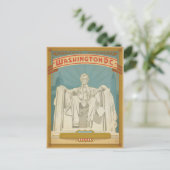 Washington, D.C. - Abe Lincoln Postkarte (Stehend Vorderseite)