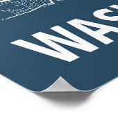 Washington D.C. Blueprint City Map Poster Vintage (Ecke)