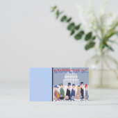 Washington D.C. Business Card Visitenkarte (Stehend Vorderseite)