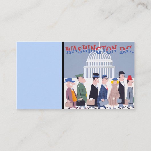 Washington D.C. Business Card Visitenkarte (Vorderseite)