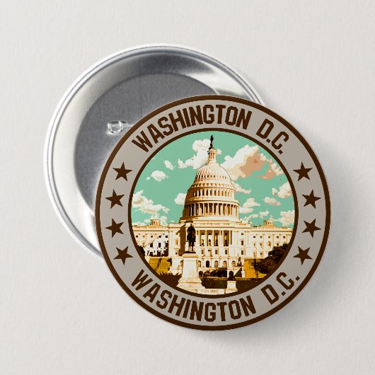 Washington D.C. Button (Vorne & Hinten)