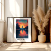 Washington D.C. Capitol-Sonnenuntergangs-Poster Poster