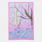 Washington, D.C./Cherry Blossom Geschirrtuch (Vertikal)